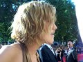 keira knightly doing an interview at the london premiere of potc 2