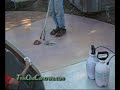 Concrete Stain Sprayer Method