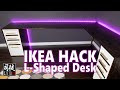 L-Shaped Craft Desk With Storage Ikea
