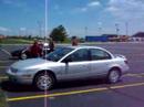 Steve-o the blackness  jumping over his saturn car!