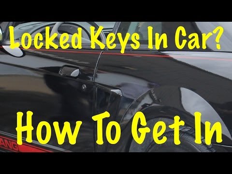 how to unlock your door without a key