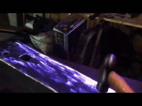 Anvil Repair using Lincoln wearsheild 15CrMn