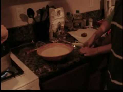 My family fooling around. Deep Fried Food candy.