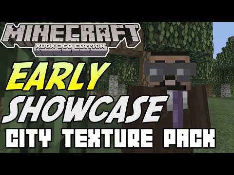Minecraft (Xbox 360) - EARLY SHOWCASE - City Texture Pack / Thanks 4JStudios