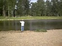 Wayne casting on the CdA River by the Snakepit