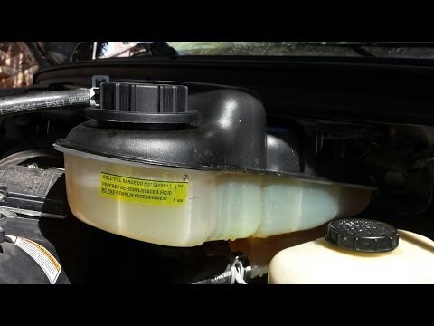 how to drain coolant reservoir tank