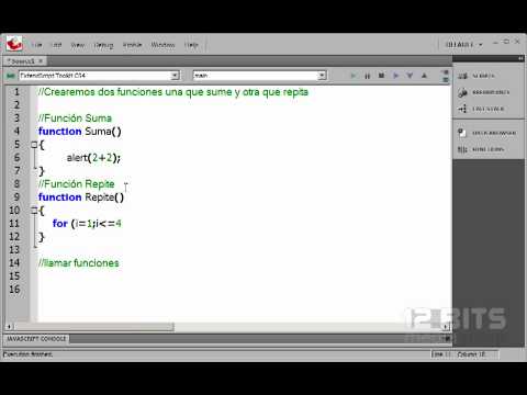 0 Videotutorial: Las funciones en Javascript