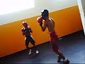 Pedro e victor lutando boxe