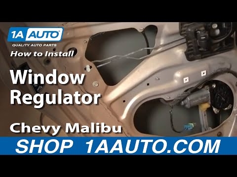 How To Install Replace Rear Window Regulator Chevy Malibu 97-03 1AAuto.com