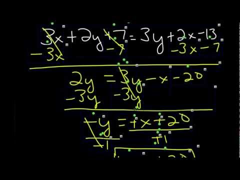 how to isolate y from ln