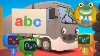 geckos garage abc learn the alphabet with big trucks