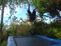 bradzo doing double flips on the trampoline bradzo doing double flips on the trampoline