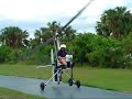 Gyrocopter test flight Gyrocopter test flight