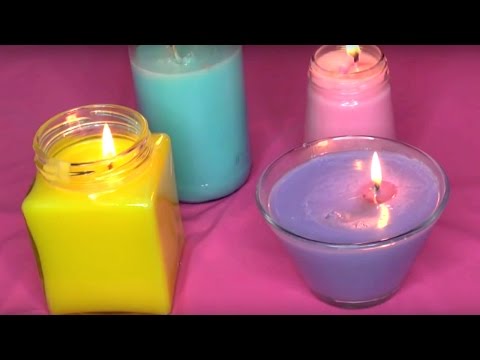how to dye homemade candles