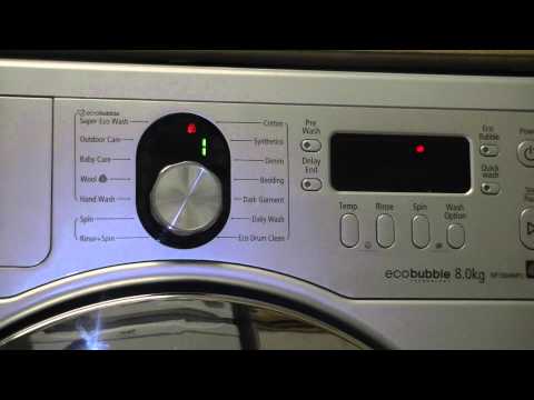 how to drain samsung eco bubble