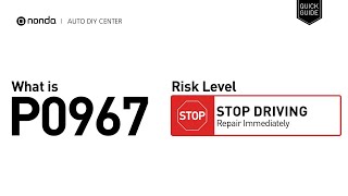 dtc p0967 - Rozwiązanie problemu