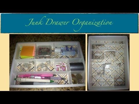 how to organize junk drawer