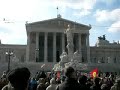 Demo gegen EU-ReformVertrag - �sterr. Parlament (C.Felber)