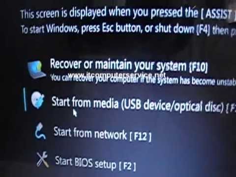 How To Sony Vaio Boot Menu With Pictures Videos Answermeup