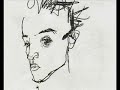 Egon Schiele self portrait