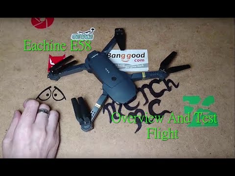 Eachine E58 720P Wifi FPV Quadcopter Overview And Test Flight