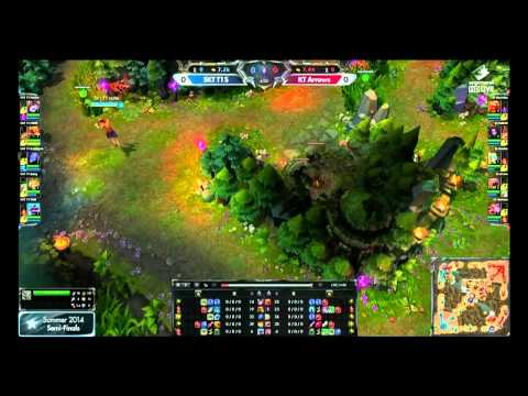 LOL CHAMPIONS SUMMER 2014 (KT Arrows vs. SKT T1 S) Match1