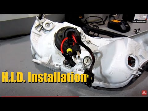 How To Install HID / High Intensity Discharge Lights Guide (1996 Civic)
