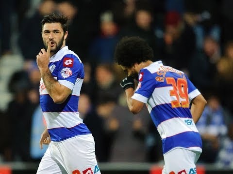 goal - Charlie Austin scores his 10th goal of the 2013/14 season during the R's 3-0 victory against Bournemouth.