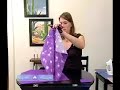 How to Sew a Handmade Christmas Stocking : Cutting the Squares of Christmas Stocking Fabric
