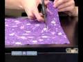 How to Sew a Quilted, Handmade Christmas Stocking for the Holiday Season : Cutting the Squares out of the Stocking Fabric : Sewing a Christmas Stocking