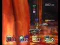 SSBB GameplayToon Link vs Meta Knight vs Lucas vs MarthStage: Norfair.