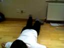 Davies does the worm
