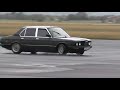 BMW E12 528i Drift practice