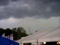 dikke rolwolk nadert joure. wat een weer