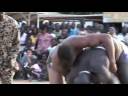 Lutte traditionnelle sénégalaise à Gorée