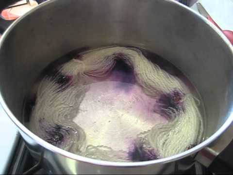 how to dye variegated yarn