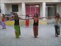 The Hawaiian girls dance hula dancing in Lumbarda 2008