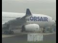 Aigle Azur flight ZI314 approach & ldg Orly