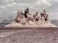 testing the result of massive underground explosions by the u.s. atomic energy commission during operation dugout in 1960.