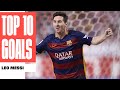 Los 10 mejores goles de Messi con el Barça