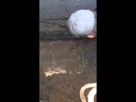 how to relieve hydrostatic pressure in basement