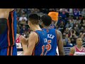 jeremy lin uses the nice crossover dribble to set up his uncontested slam.