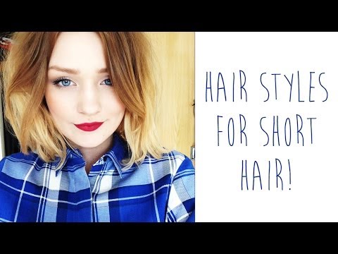 how to hairstyles for short hair pinterest