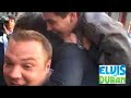 HAHA they are so funny...This was before a interview they did in NY. These two are so cute together!