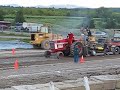 International tractor pull - blown engine.