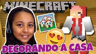 DECORANDO A CASA NO MINECRAFT SURVIVAL
