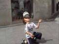 Filip Davidovski from Copenhagen juggling in Madrid 2007