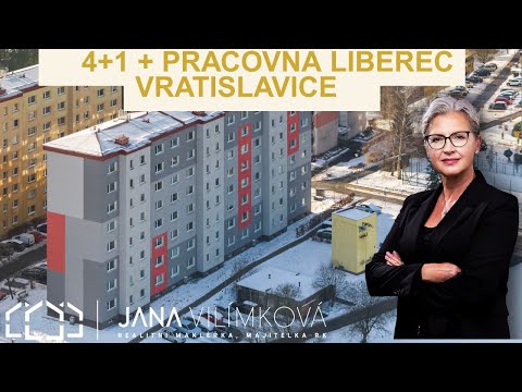 Video Výjimečný byt 4+1 s pracovnou, 84 m² + lodžie 6 m² v Liberci  Vratislavicích nad Nisou