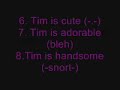 Tim's Nicknames for Candy (part 1)