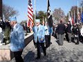 Veterans Day Services at the end